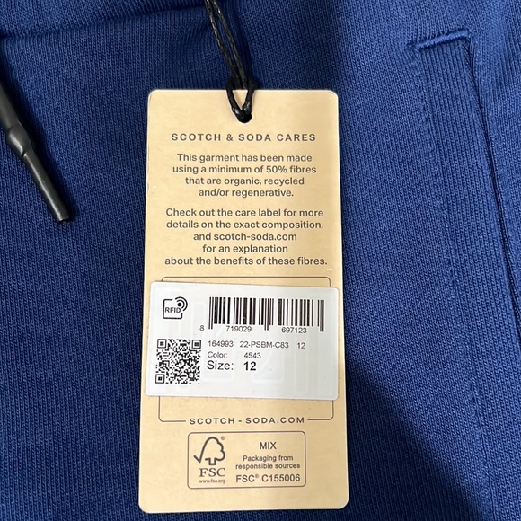 *New* Scotch & Soda boy’s Joggers - Picture 3 of 9